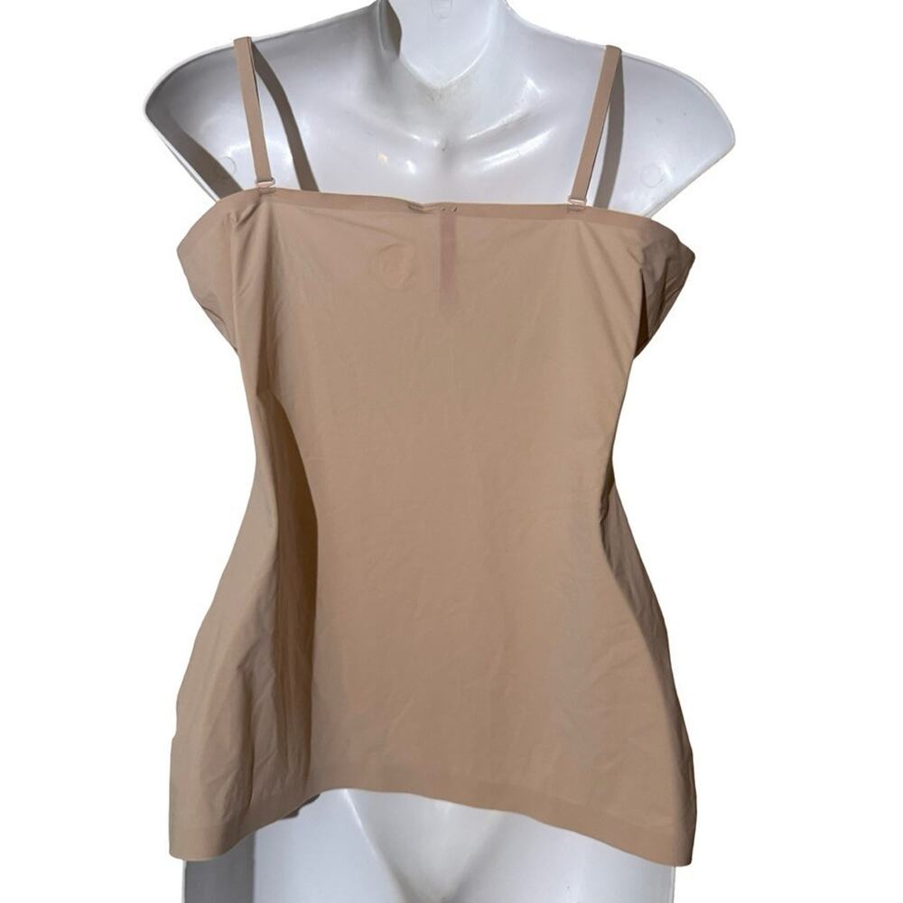 Spanx Beige Camisole Cami Shapewear 10013R Thinstincts Convertible Top Tank XL - Picture 2 of 16